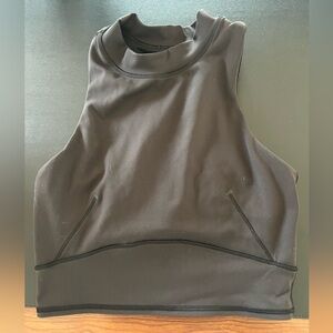 Lululemon wunder train high neck sports bra size 4 black